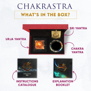 Chakrastra - Set Of 7 Chakra Bracelet + Urja Stambh + Sri Yantra