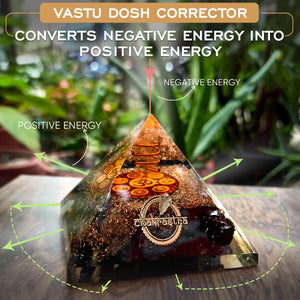TOURMALINE URJA YANTRA - by Dr.Riech for Vaastu Dosh Correction & Wealth Energy Attraction